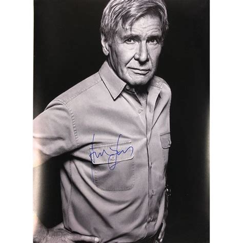 Harrison Ford Autograph Signed Poster Indianna Jones