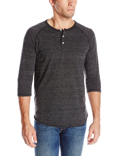 Alternative Men's Eco-Jersey 3/4-Sleeve Raglan at Amazon Men's Clothing store: | Alternative men ...