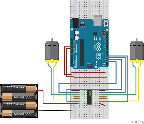 Arduino How To Control Dc Motors With L293d Motor Driver 5 Steps