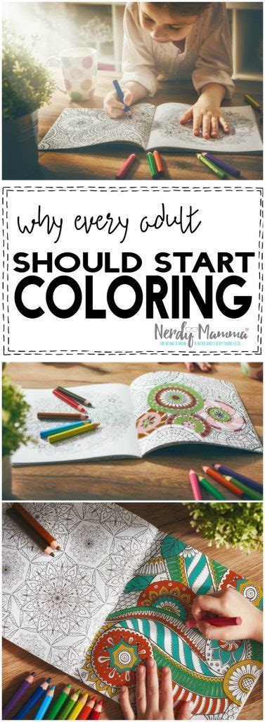 Why Every Adult Should Start Coloring Nerdy Mamma