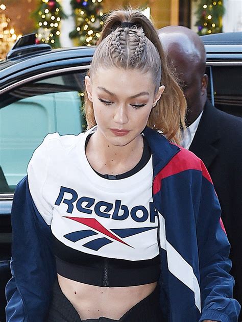 Gigi Hadids Braided Ponytail Is A Great Winter Hairstyle Allure