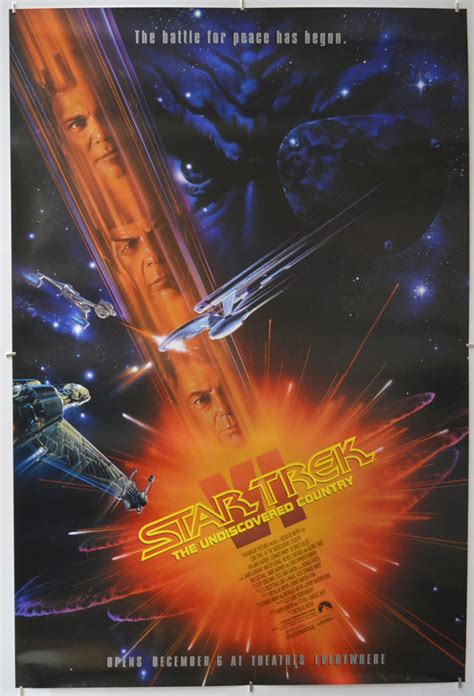 Star Trek Vi The Undiscovered Country Original Movie Poster