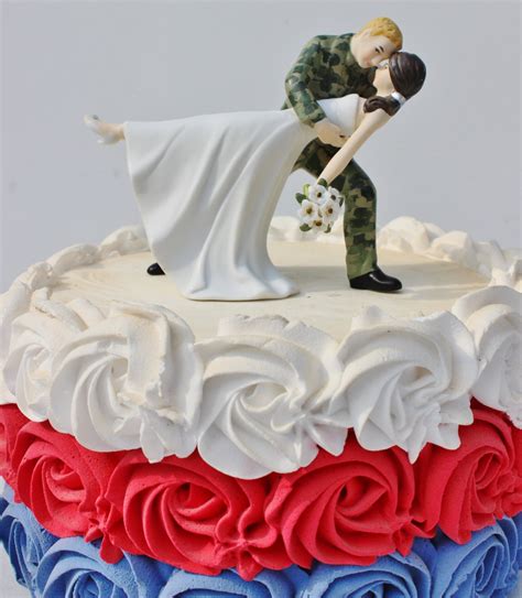 Military Us Army Camo Soldier Wedding Cake Topper By Carolinacarla