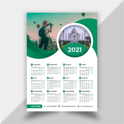 Corporate Business Agency Wall And Desk Calendar Design On Behance