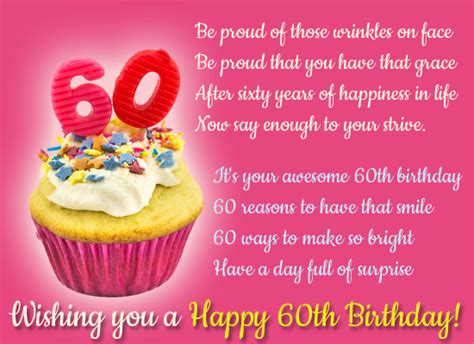 Its Ur Awesome 60th Birthday Free Milestones Ecards 123 Greetings