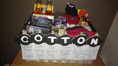 See more ideas about wedding gifts for men, gifts for men, groomsman gifts. Cotton anniversary gift idea for him. I got an oooh and ...