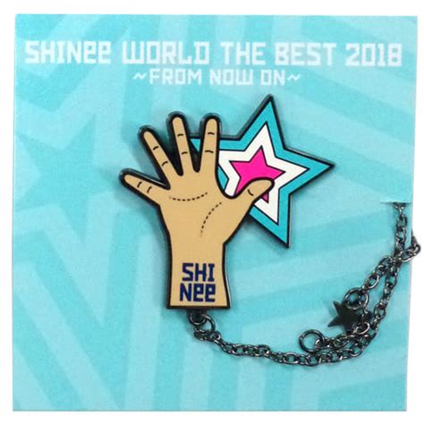 Shinee Hand Star Random Pin Badge 「 Shinee World The Best 2018