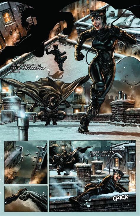 Batman Noel Batman Chases Catwoman Catwoman Batman And Catwoman