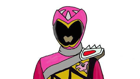 How To Draw Pink Ranger Power Rangers Youtube