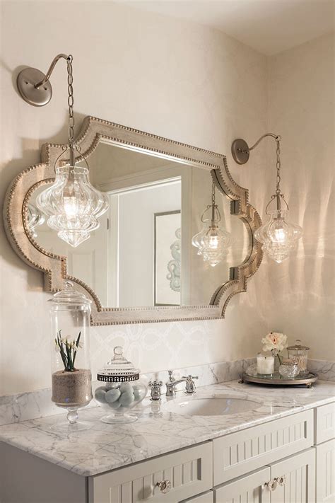 Round Gold Bathroom Mirror