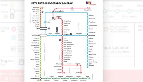 Reflecting Yourself Peta Rute Perjalanan Krl Commuter Line Jabodetabek