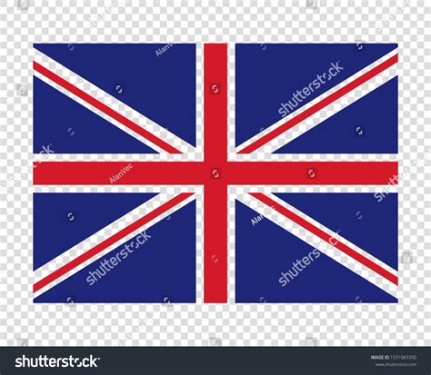 British Flag Template Uk Flag Icon Stock Vector Royalty Free