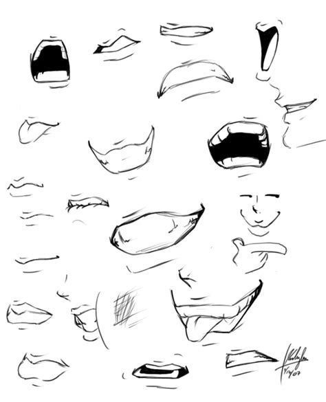 Mouths Oo By Blasian89 On Deviantart Mouth Drawing Drawing