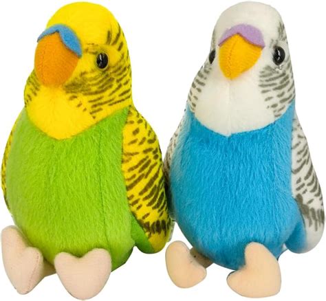 Wqy Groceryshop 2pcs Budgerigar Plush Toy 55 Inches