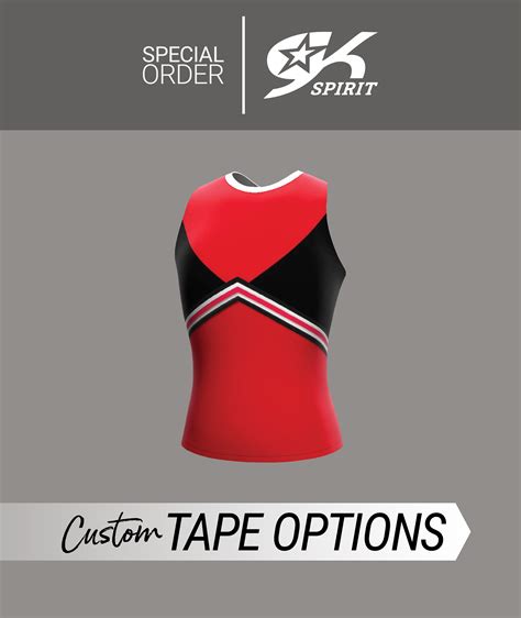 Gk Spirit Scoop Shell Top With Tape Custom Uniforms Omni Cheer