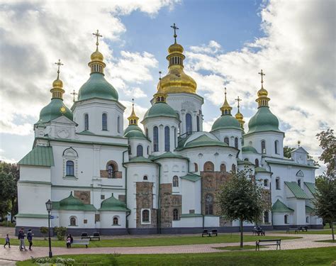Saint Sophia Cathedral Kyiv Illustration World History Encyclopedia