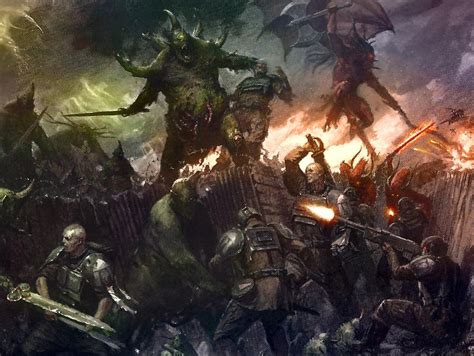 Image A Nurgle Attack Warhammer 40k Fandom Powered By Wikia