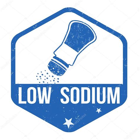 Low Sodium Stamp Stock Vector Image By ©roxanabalint 56437565