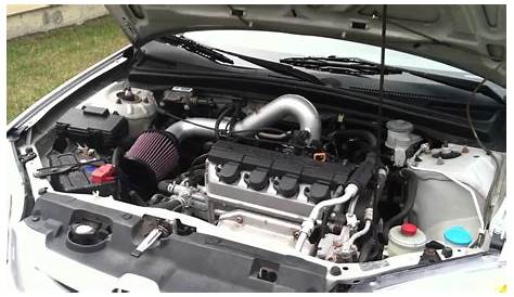 2003 Honda Civic LX Short Ram Intake - YouTube