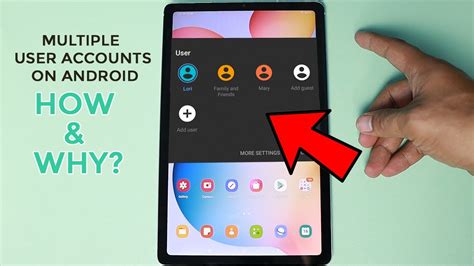 How To Create Multiple User Accounts On Android Youtube