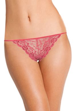 Apple Lane Women S Soft Lacy See Through Thong