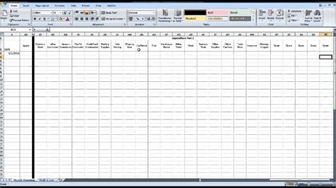 Free Quickbooks Templates Free Bookkeeping Templates