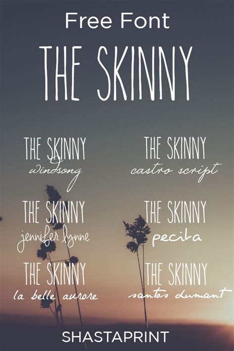 You can draw a manual crop box if you want, but be sure that you only draw it around one. The Skinny - a tall #font that is #free for personal use ...
