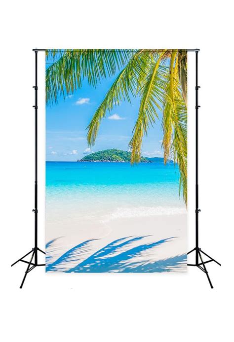 For coconut tree or coconut fruit only. Beach Ocean Coconut Tree Photography Backdrop J05481 ...