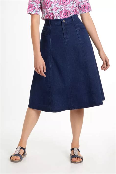 Denim A Line Skirt Miladys