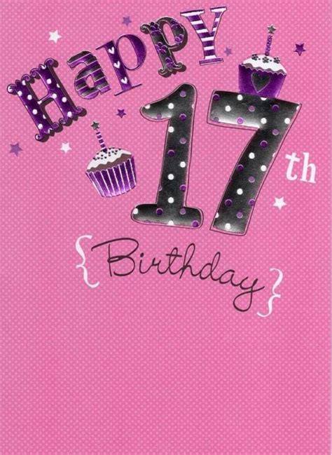 Free Printable 17th Birthday Cards Printable Templates