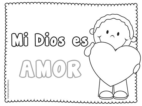 Colorear dibujos es una forma de expresión excelente para incentivar desde la infancia ya que genera muchos beneficios: Imagenes Para Colorear Del Amor De Dios