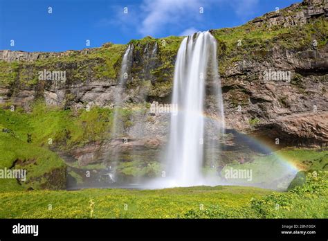 Seljalandsfoss Wasserfall In Der Südlichen Region In Island Stockfotografie Alamy