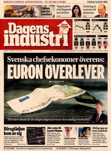 Här samlar vi alla artiklar om dagens industri. Tidningar | Sverigekontanter.se