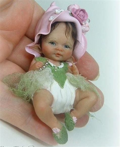 Ooak Fairy Fairy Art Dolls Clay Fairies Flower Fairies Tiny Dolls