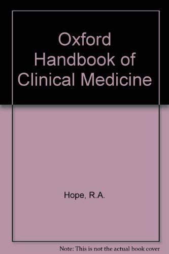 9780192617354 Oxford Handbook Of Clinical Medicine Abebooks Hope