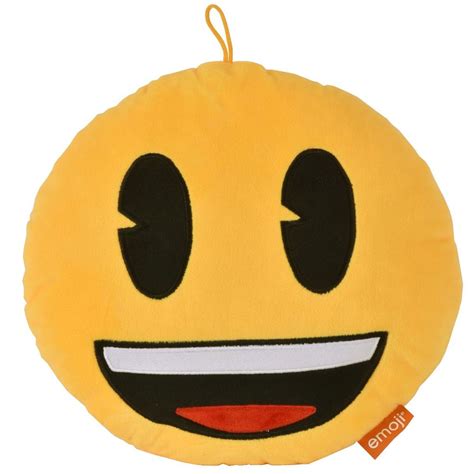 Coussin Emoji Smiley 30 Cm Licence Officielle