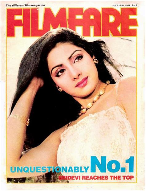 Sridevi Filmfare Covers 1980s To 1990s Bollywood Vintage Bollywood