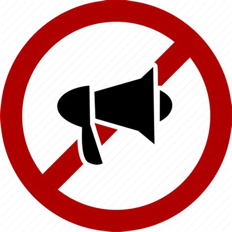 Keep Quiet Restricted Prohibited Sign Icon Download On Iconfinder