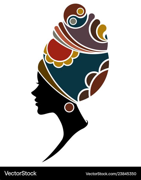 African Girl Silhouette