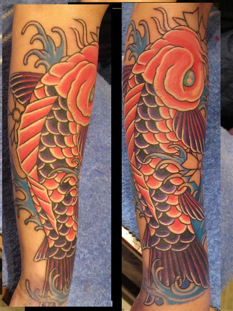 Color Koi Tattoo All Is One Tattoo Albuquerque Nm