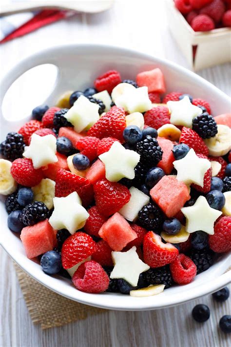 However, there are also some. 5 Showstopper Red, White and Blue Fruit Salads - Two ...