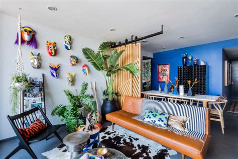 Erick Describes His Style As Eclectic Maximalism Funky Living Rooms