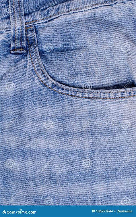Denim Blue Jeans Stock Photo Image Of Blue Denim 136227644