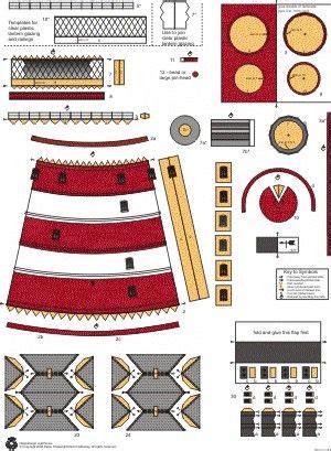 free n scale gazebo paper template | pl07-happisburgh-lighthouse-sheet1