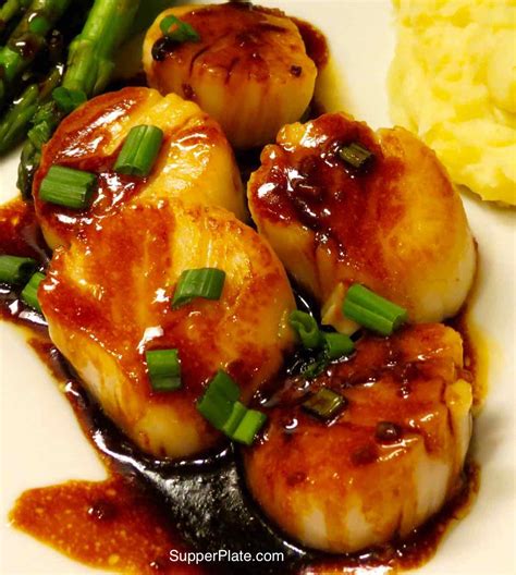Asian Scallops Supper Plate Delicious Dinners On A Budget