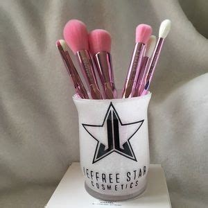 Jeffree Star Makeup - Custom White glitter makeup brush ...