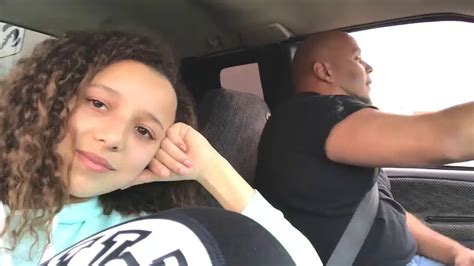 daughter listens with pride as dad sings incredible tennessee whiskey rendition in the car
