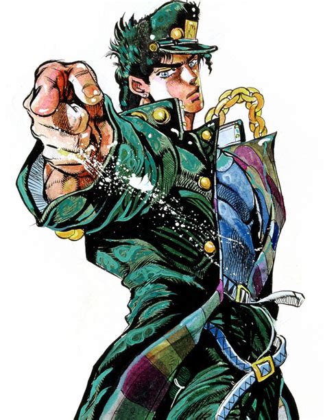 Jotaro Kujo Jojos Bizarre Adventure Jojo Bizarre Anime