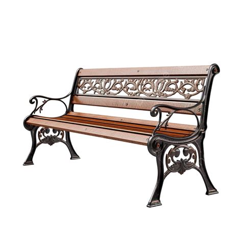 Exterior Metal Bench Isolated Bench Park Bench 3d Png Transparent