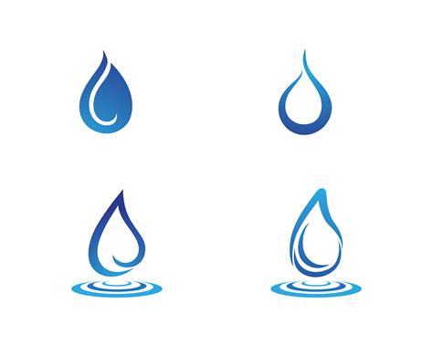 Water Drop Logo Template Vector Illustration Design 580552 Vector Art